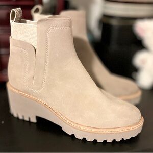 Waterproof Dolce Vita Booties Taupe 7.5